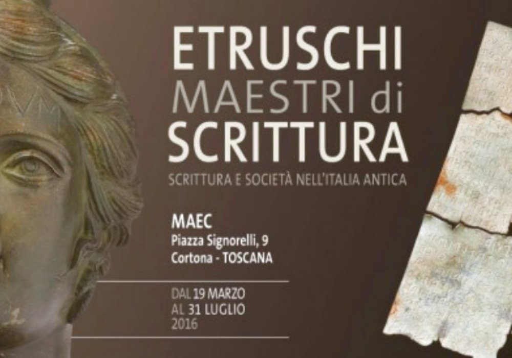 PASQUA TRA ARTE E CULTURA
Etruschi maestri di scrittura a Cortona
